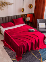 [Wine] SilkSilky  Bedding Set 003