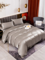 [Gray] SilkSilky  Bedding Set 001