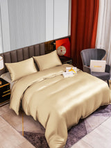 [Beige] SilkSilky  Bedding Set 002