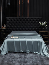 [Grayish Blue] SilkSilky  Duvet Covers 001