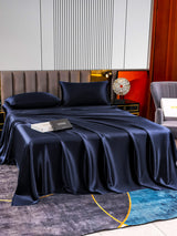[Dark Blue] SilkSilky  Bedding Set 005