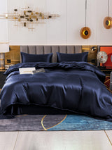 [Dark Blue] SilkSilky  Bedding Set 002