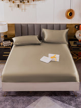 [Khaki] SilkSilky  Bedding Set 002