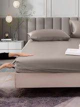 [Gray] SilkSilky  Bedding Set 006