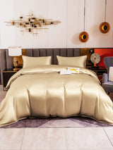 [Beige] SilkSilky  Bedding Set 002
