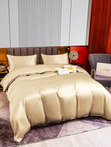[Beige] SilkSilky  Bedding Set 005