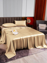 [Beige] SilkSilky  Bedding Set 003