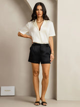 [Black] SilkSilky  Women's Shorts 004