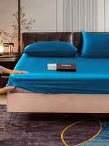 [Teal] SilkSilky  Bedding Set 006