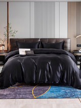 [Black] SilkSilky  Bedding Set 001