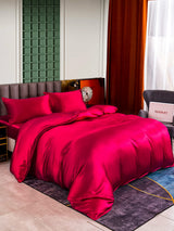 [Wine] SilkSilky  Bedding Set 006