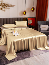 [Beige] SilkSilky  Bedding Set 003