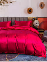 [Wine] SilkSilky  Bedding Set 002