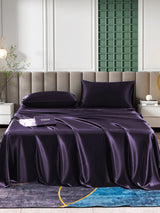 [Deep Purple] SilkSilky  Bedding Set 001