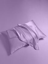 [Lavender] Lavender silk bedding set with duvet cover and pillowcases 006