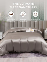 [Gray] SilkSilky  Duvet Covers 001
