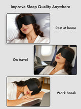 [Black] SilkSilky  Eye Mask 009