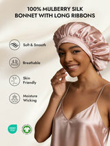 [Pink] SilkSilky  Sleep Cap 008