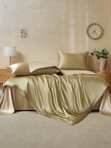 [Beige+Khaki] SilkSilky  Bedding Set 002