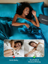 [Teal] SilkSilky  Duvet Covers 005
