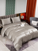 [Gray] SilkSilky  Bedding Set 002
