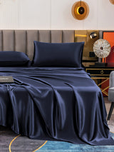[Dark Blue] SilkSilky  Bedding Set 006