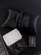 [Black] SilkSilky  Pillowcases 005