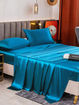 [Teal] SilkSilky  Bedding Set 003
