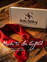 [Red] SilkSilky  Scarf 004