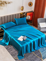 [Teal] SilkSilky  Bedding Set 005