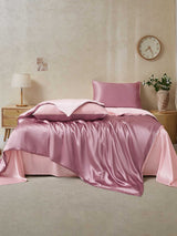 [PaleMauve+LightPink] SilkSilky  Bedding Set 002