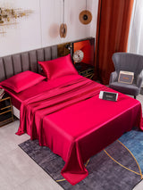 [Wine] SilkSilky  Bedding Set 001