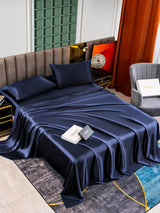 [Dark Blue] SilkSilky  Bedding Set 005