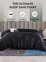 [Black] SilkSilky  Duvet Covers 001