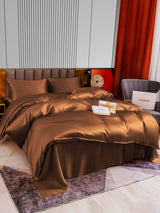 [Coffee] SilkSilky  Bedding Set 004