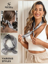 [Gray] SilkSilky  Scarf 002