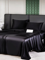 [Black] SilkSilky  Bedding Set 002