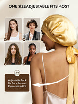 [Champagne] SilkSilky  Sleep Cap 008