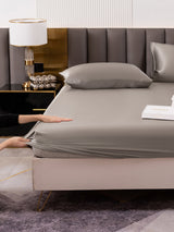 [Gray] SilkSilky  Bedding Set 006