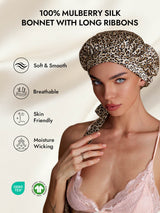 [Leopard] SilkSilky  Sleep Cap 008