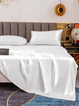[White] SilkSilky  Bedding Set 006