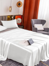 [White] SilkSilky  Bedding Set 004