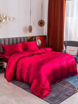 [Wine] SilkSilky  Bedding Set 006