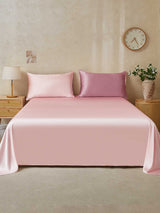 [PaleMauve+LightPink] SilkSilky  Bedding Set 001