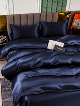 [Dark Blue] SilkSilky  Bedding Set 004