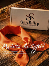 [Orange] SilkSilky  Scarf 003