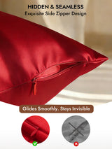 [Wine] SilkSilky  Pillowcases 006