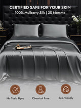 [Dark Gray] SilkSilky  Pillowcases 007