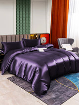 [Deep Purple] SilkSilky  Bedding Set 002