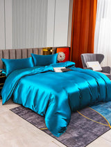 [Teal] SilkSilky  Bedding Set 005